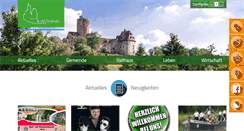 Desktop Screenshot of burgthann.de